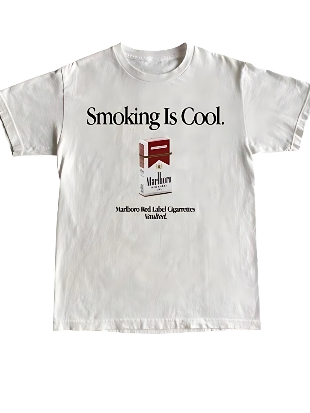 Retro Marlboro Shirt Cigarette Ironic Smoking Is Cool Tee Marlboro Shirt